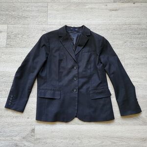 GAP Black Button Blazer Womens 16p Petite Business